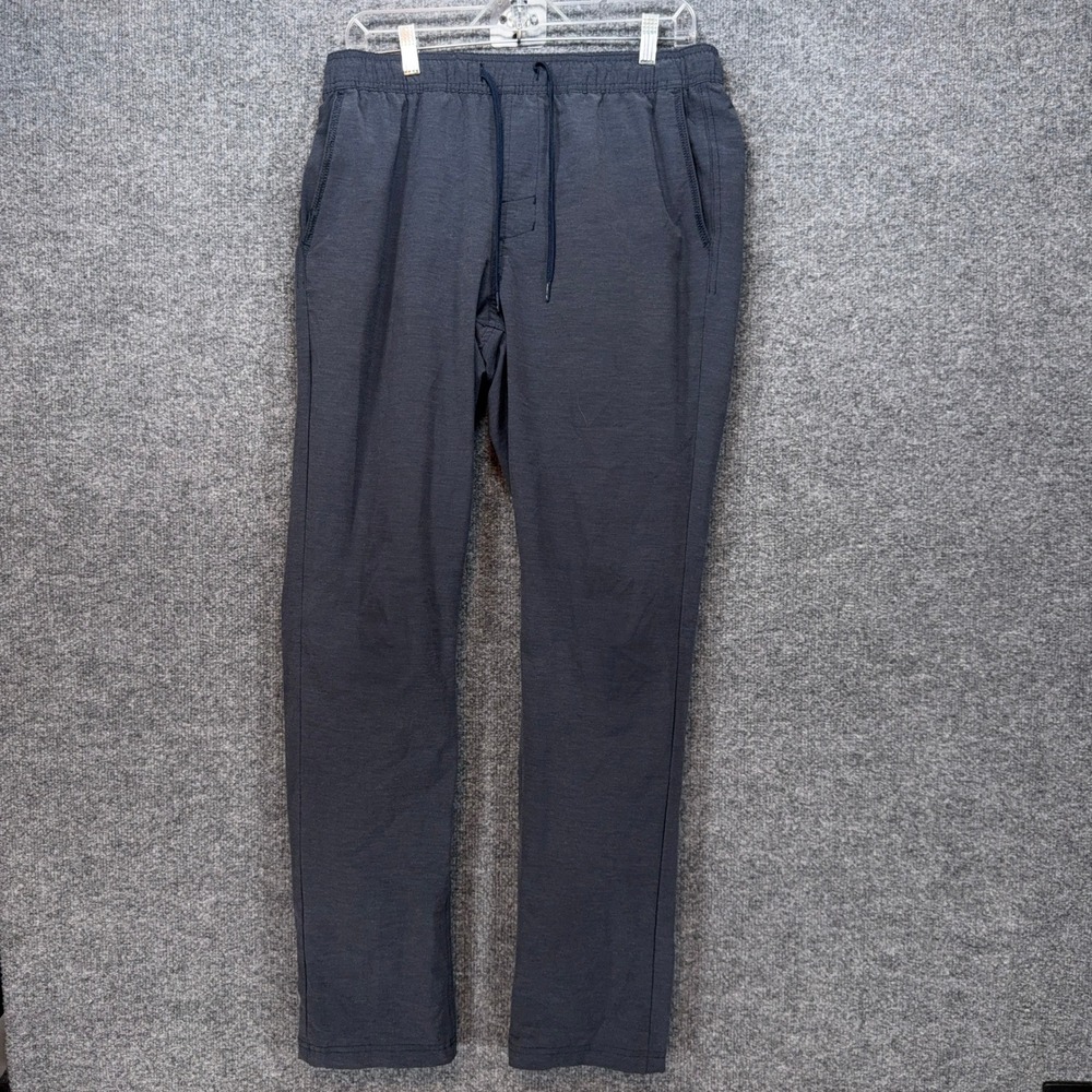 Oneill Hybrid Pants Mens Medium Blue Modern Fit Stretch Elastic Waist Casual